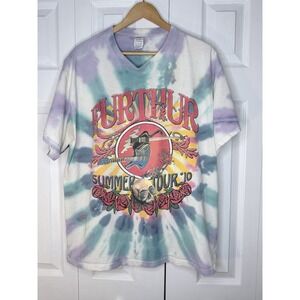 VTG Furthur Summer Tour 2010 T-Shirt Bob Weir Phil Lesh Grateful Dead Tie Dye XL